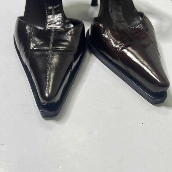 SERGIO ROSSI LEATHER SHOES SIZE 8 1/2 - Picture 9 of 10